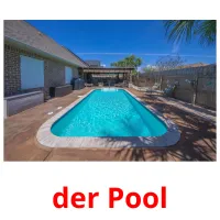 der Pool Tarjetas didacticas