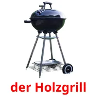 der Holzgrill Tarjetas didacticas