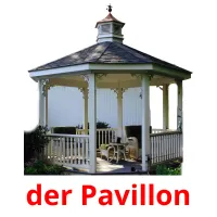 der Pavillon Tarjetas didacticas