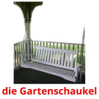 die Gartenschaukel Tarjetas didacticas