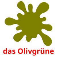 das Olivgrüne picture flashcards