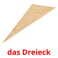 das Dreieck picture flashcards