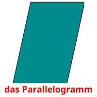 das Parallelogramm card for translate