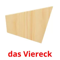 das Viereck picture flashcards