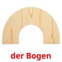 der Bogen picture flashcards