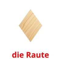 die Raute picture flashcards