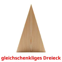 gleichschenkliges Dreieck picture flashcards