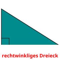 rechtwinkliges Dreieck Tarjetas didacticas