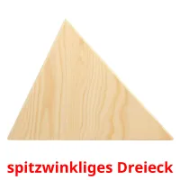 spitzwinkliges Dreieck picture flashcards