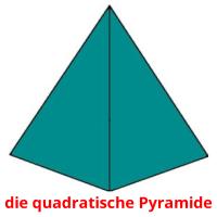 die quadratische Pyramide card for translate