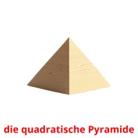 die quadratische Pyramide ansichtkaarten