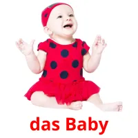 das Baby cartões com imagens