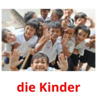 die Kinder cartões com imagens