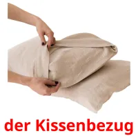 der Kissenbezug Bildkarteikarten