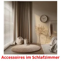 Accessoires im Schlafzimmer Tarjetas didacticas