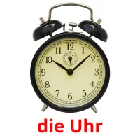 die Uhr Tarjetas didacticas