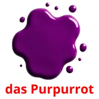 das Purpurrot ansichtkaarten