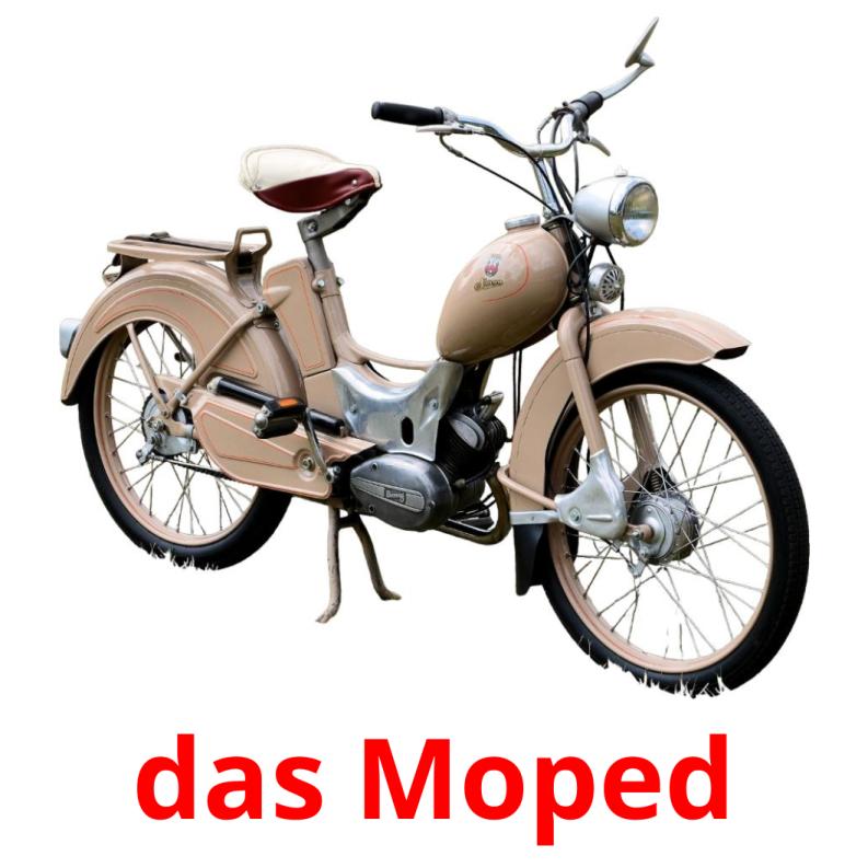 das Moped picture flashcards