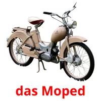 das Moped picture flashcards