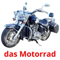 das Motorrad picture flashcards