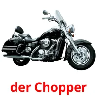 der Chopper picture flashcards