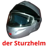 der Sturzhelm picture flashcards