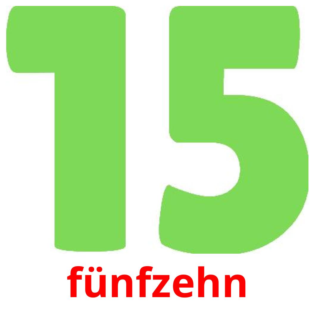 20 numbers 1 20 flashcards in pdf german pictures