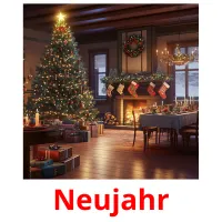 Neujahr cartões com imagens