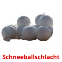 Schneeballschlacht card for translate