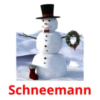 Schneemann cartões com imagens