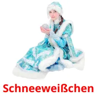 Schneeweißchen cartões com imagens