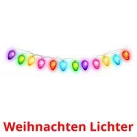 Weihnachten Lichter cartões com imagens