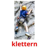 klettern picture flashcards
