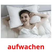 aufwachen Bildkarteikarten