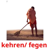 kehren/ fegen  cartões com imagens