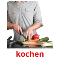 kochen cartões com imagens