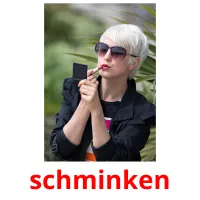 schminken ansichtkaarten