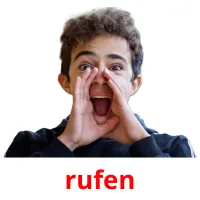 rufen flashcards illustrate