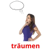 träumen flashcards illustrate