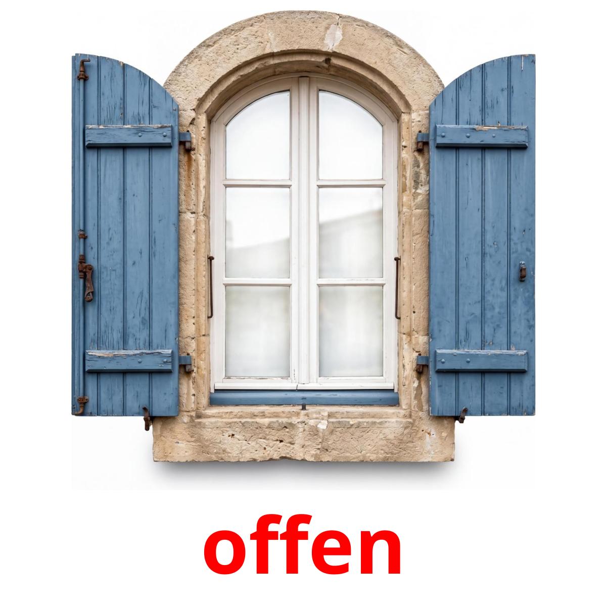 Offen 73 Printable Opposites Flashcards in German (Free PDF)