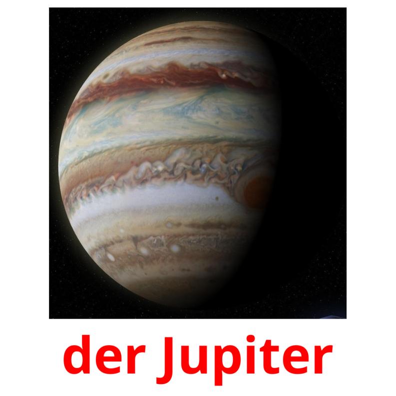 der Jupiter picture flashcards