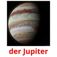 der Jupiter flashcards illustrate