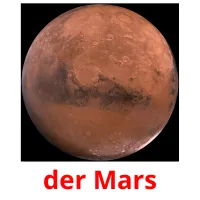 der Mars flashcards illustrate