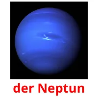 der Neptun flashcards illustrate