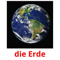 die Erde flashcards illustrate