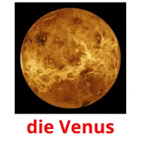 die Venus flashcards illustrate