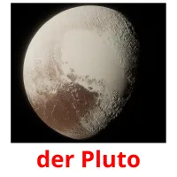 der Pluto flashcards illustrate