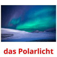 das Polarlicht cartes flash