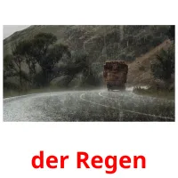 der Regen cartes flash