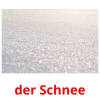 der Schnee cartes flash